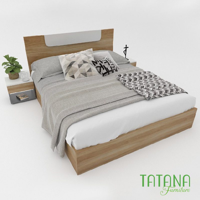 giường gỗ Tatana MDF011