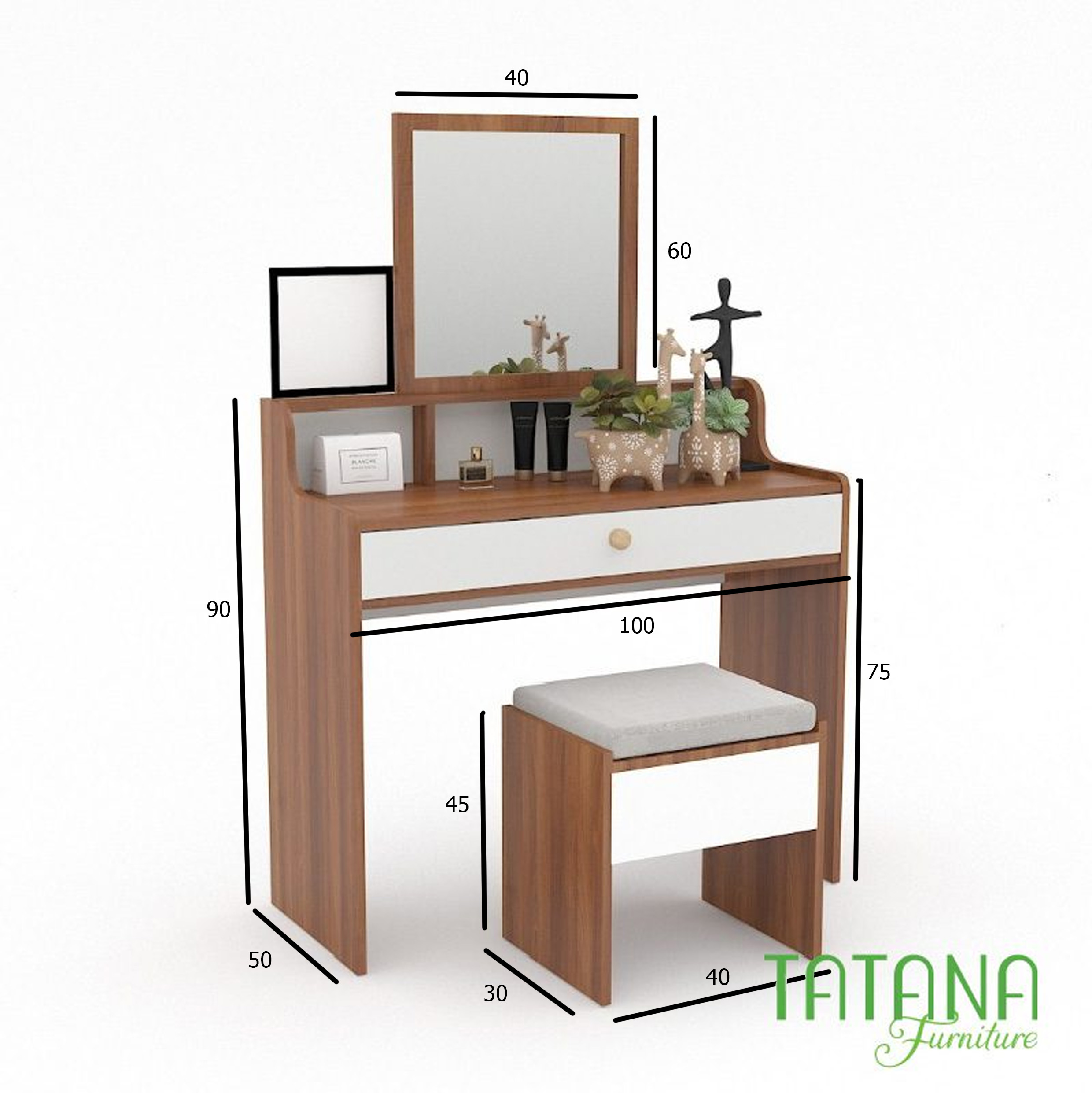 Bàn trang điểm Tatana BTD007 - Ảnh 3