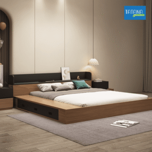 Giường gỗ Nhật ngăn kéo Tatana MDF028