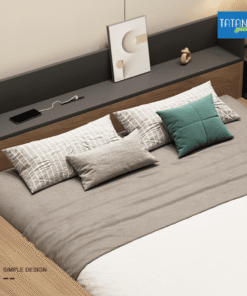 Giường gỗ Nhật ngăn kéo Tatana MDF028 - Hình ảnh 3
