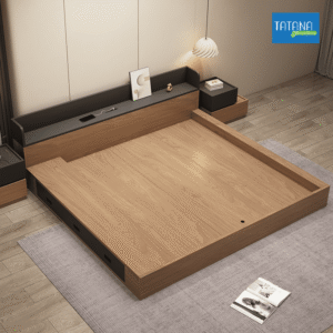 Alternative view of Giường gỗ Nhật ngăn kéo Tatana MDF028