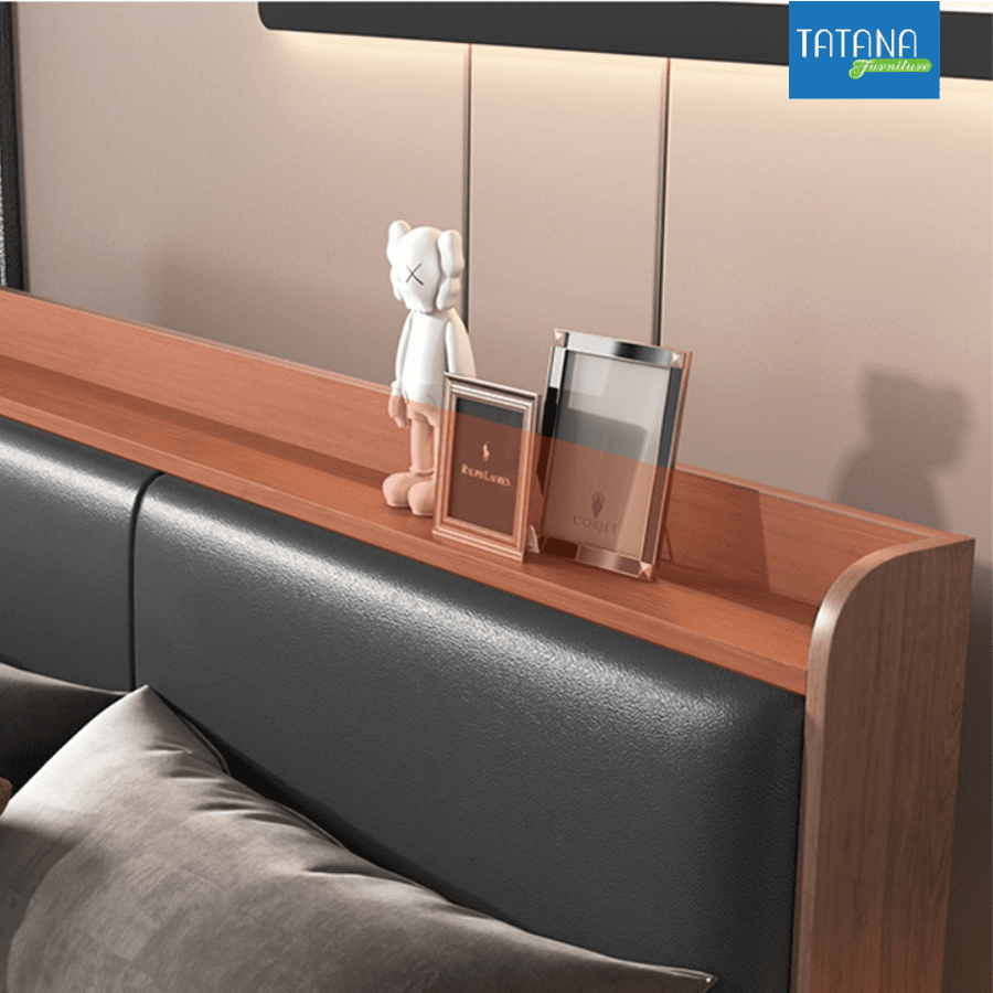 Giường gỗ thông minh bọc nệm Tatana MDF027 - Ảnh 3