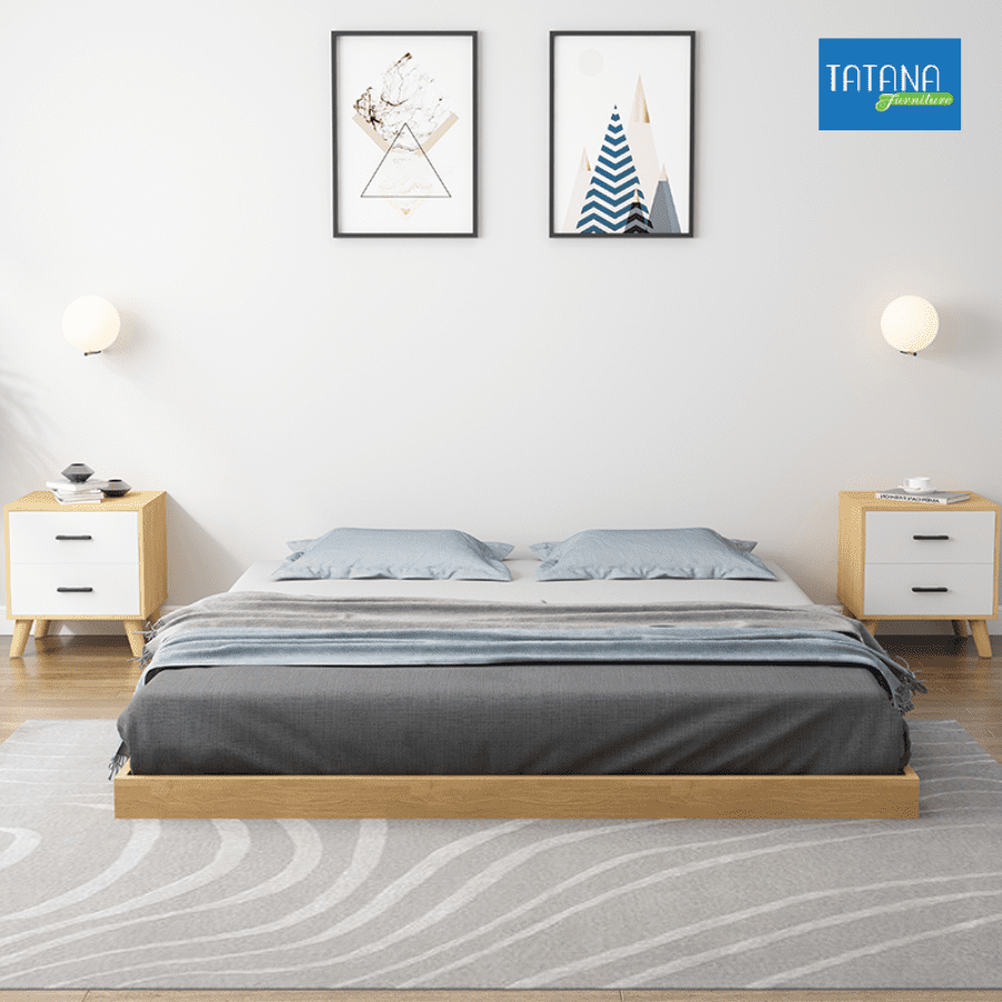 Giường gỗ bệt kiểu Nhật Tatana MDF029 - Hình ảnh 2