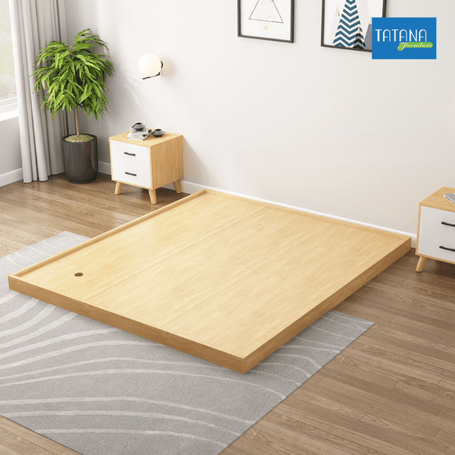 Giường gỗ bệt kiểu Nhật Tatana MDF029