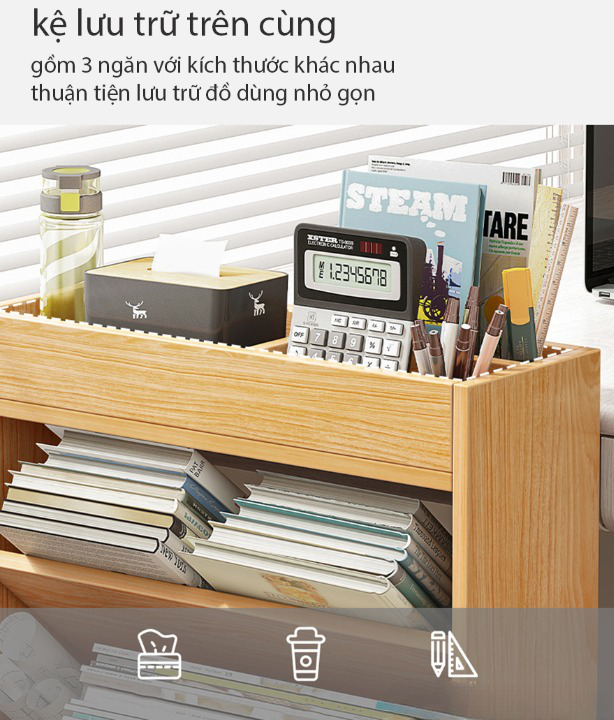 Alternative view of Kệ sách Tatana KS017