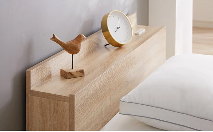 Giường gỗ bệt kiểu Nhật Tatana MDF036 - Hình ảnh 6