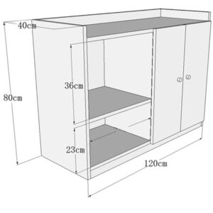 Tủ bếp Tatana TUB08 - Ảnh 2