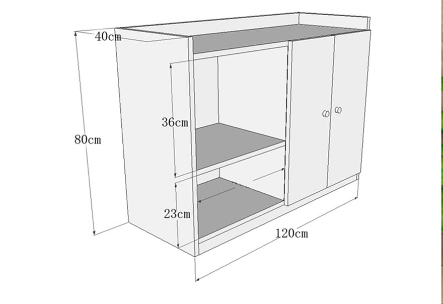 Alternative view of Tủ bếp Tatana TUB08
