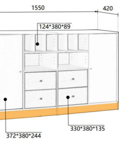 Alternative view of Tủ bếp Tatana TUB17