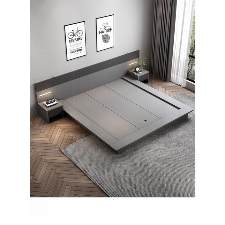 Giường gỗ bệt Châu Âu Tatana MDF037