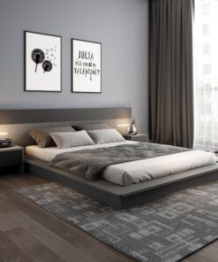Giường gỗ bệt Châu Âu Tatana MDF037