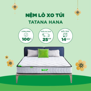 Nệm Lò Xo Túi Tatana Hana