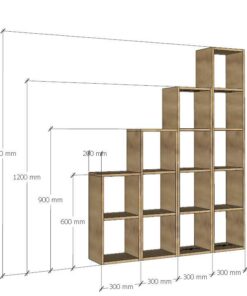 Kệ Sách Tổ Ong Đa Năng KS028 - Hình ảnh 3