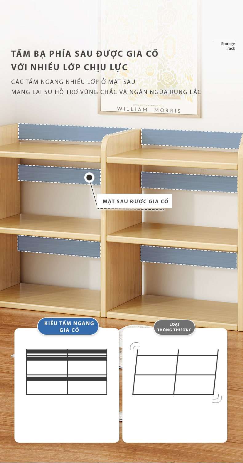 Kệ Sách Gỗ Đa Tầng Tatana KS029 - Hình ảnh 8