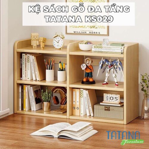 Kệ Sách Gỗ Đa Tầng Tatana KS029