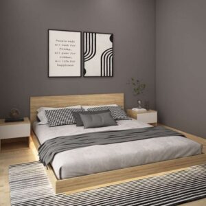 Giường Ngủ Tatami Đèn Led MDF039