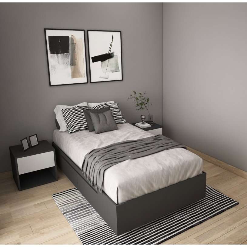 Giường Ngủ Gỗ MDF Ngăn Kéo Tatana MDF041 - Ảnh 3