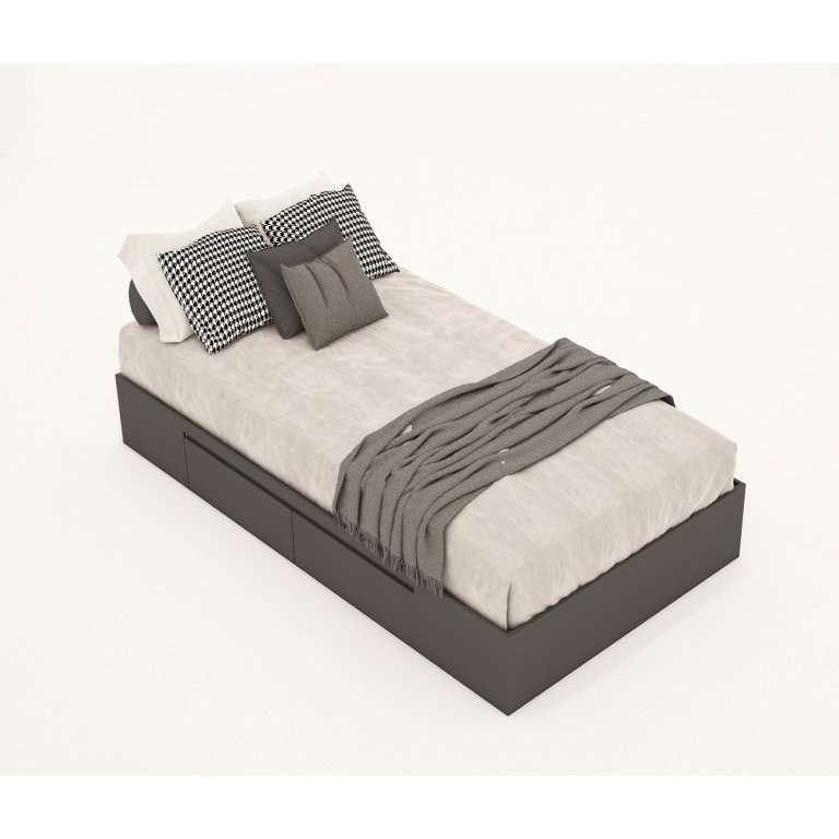 Giường Ngủ Gỗ MDF Ngăn Kéo Tatana MDF041 - Ảnh 4