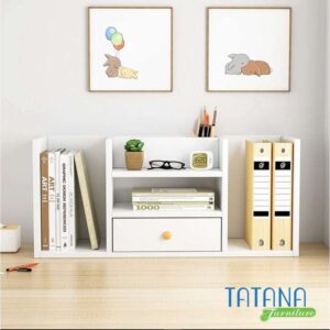 Kệ Sách Gỗ Lắp Ghép Để Bàn Tatana KS033 - Ảnh 6