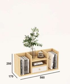 Alternative view of Kệ Sách Gỗ Lắp Ghép Để Bàn Tatana KS033