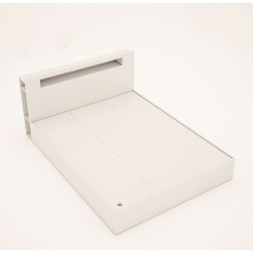 Giường Ngủ Hộp Kết Hợp Kệ Đầu Giường Tatana MDF046 - Ảnh 3