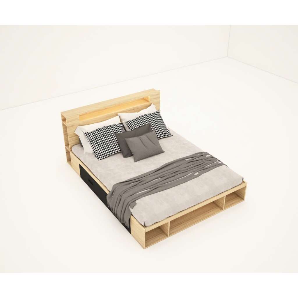 Alternative view of Giường Ngủ Hộp Ngăn Kéo Tatana MDF048