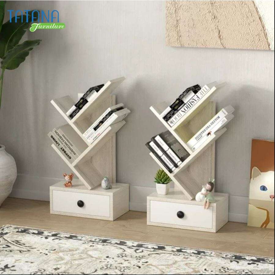 Kệ Sách Xương Cá Để Bàn Tatana KS036 - Ảnh 10