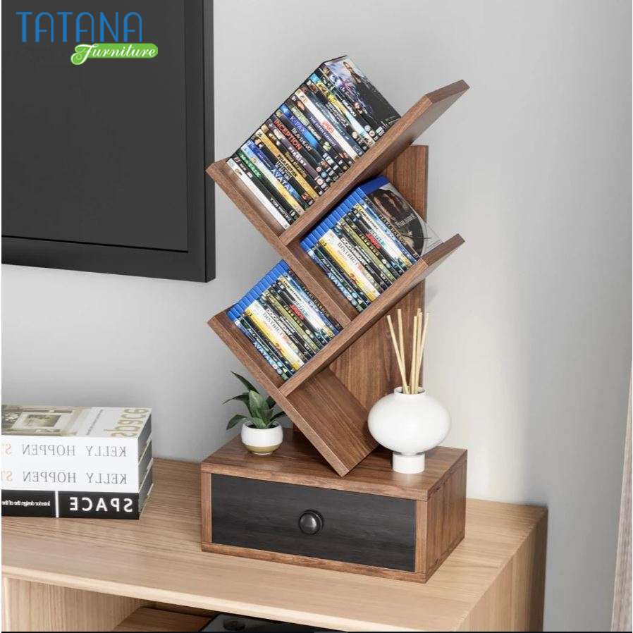 Kệ Sách Xương Cá Để Bàn Tatana KS036 - Ảnh 9