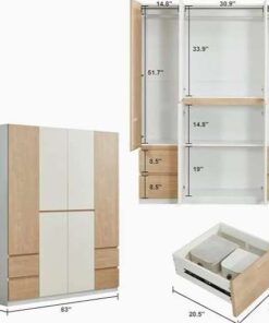 Tủ quần áo Tatana TU043 - Hình ảnh 9