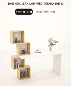 Alternative view of Bàn Học, Bàn Làm Việc Kết Hợp Kệ Trang Trí Tatana BH033