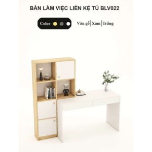Alternative view of Bàn Làm Việc Liền Kệ Tủ Tatana BLV022