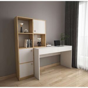 Bàn Làm Việc Liền Kệ Tủ Tatana BLV022