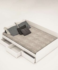 Alternative view of Giường Ngủ Gỗ MDF 3 Hộc Kéo Tatana MDF055