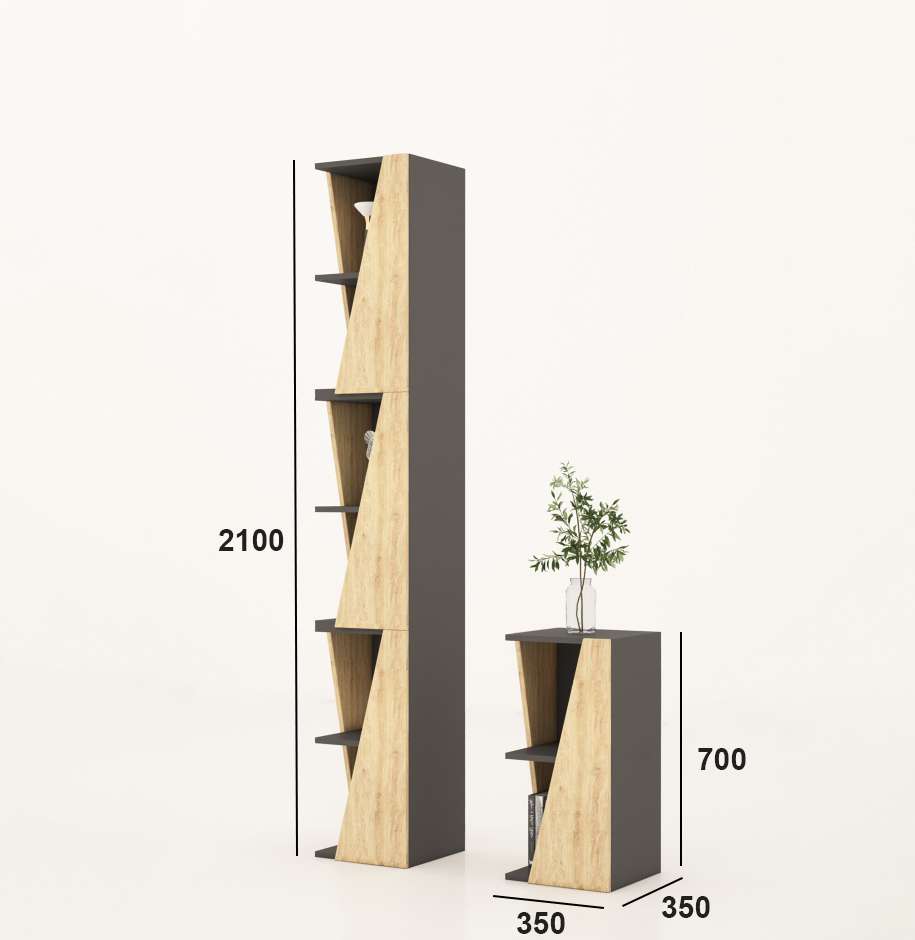 Kệ sách Kệ trang trí Tatana KS043 - Ảnh 3