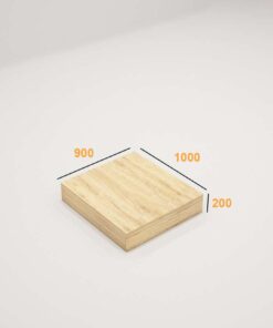Alternative view of Giường ngủ gỗ khối hộp ngăn kéo Tatana MDF057