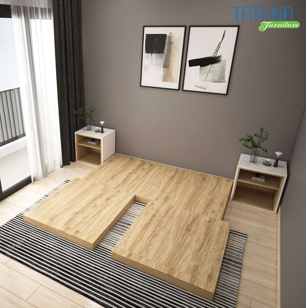 Giường ngủ gỗ khối hộp Tatana MDF056 - Ảnh 11