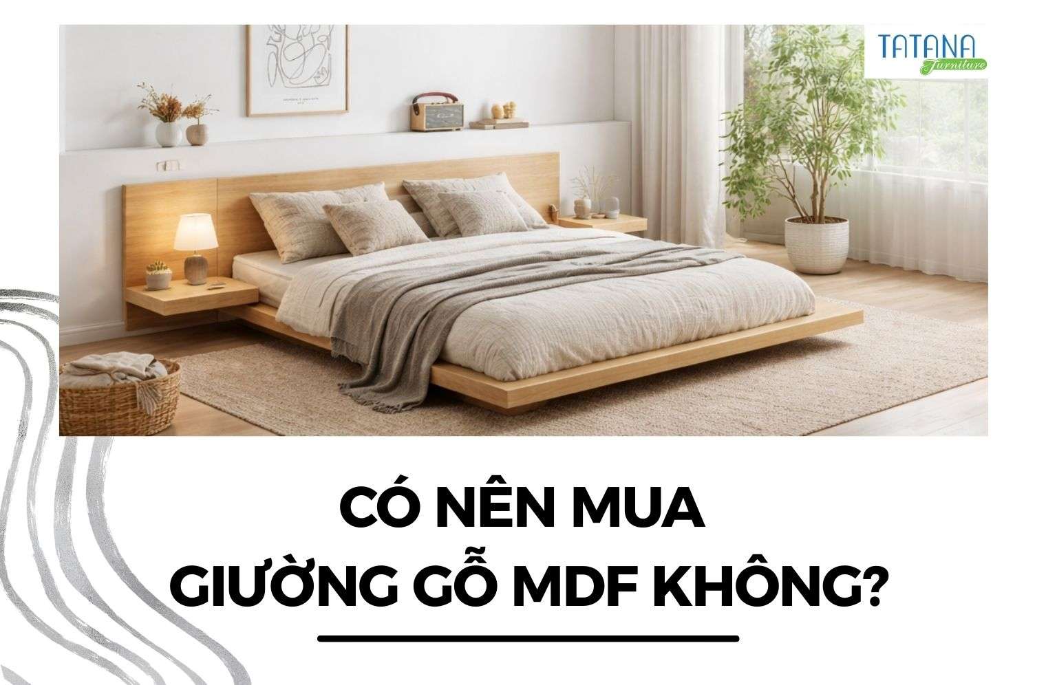 có nên mua giường gỗ mdf không