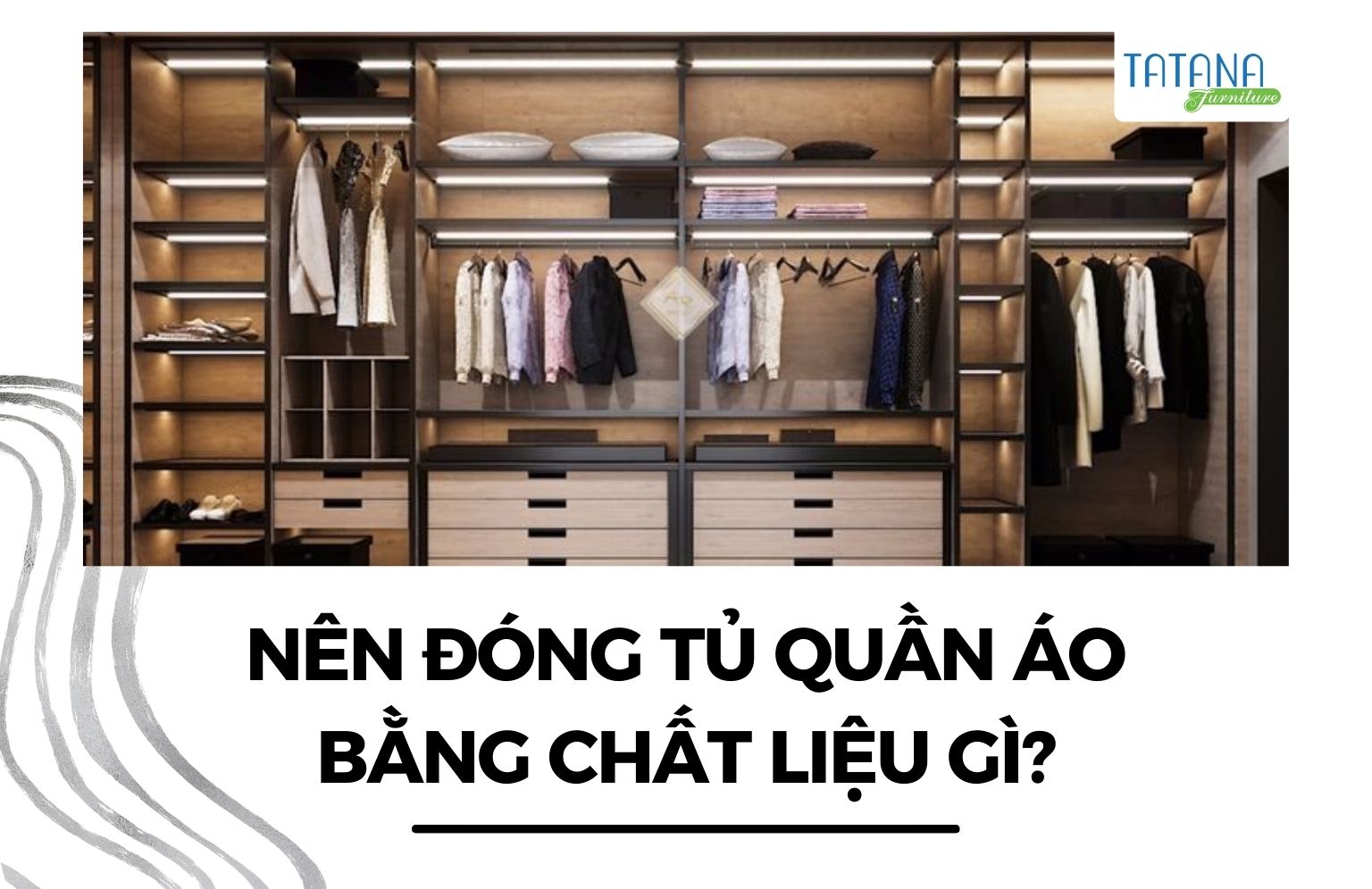 nên đóng tủ quần áo bằng chất liệu gì